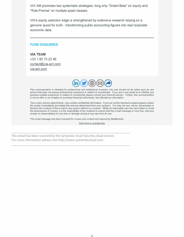 Financial email template examples for Asset Managers Financial email template examples for Asset Managers