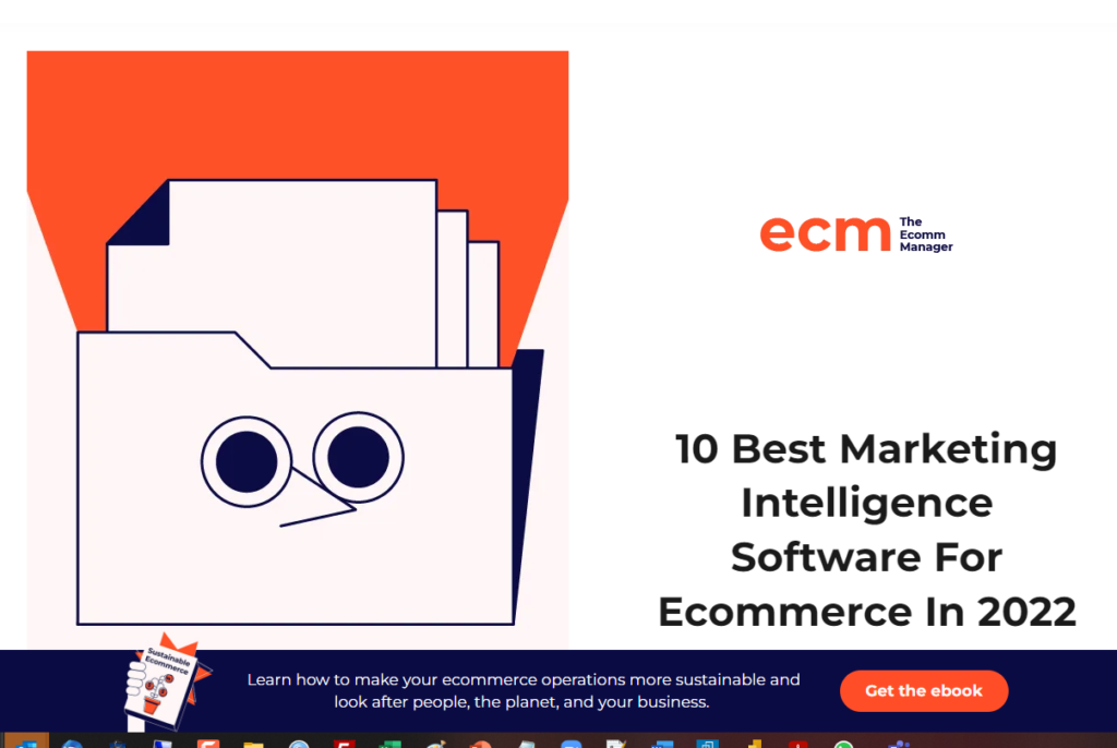 10 Best Marketing Intelligence Software For Ecommerce In 2022